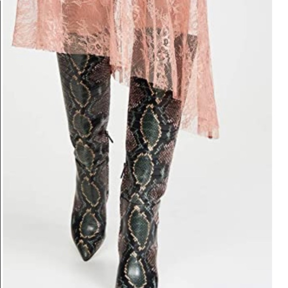 Sam Edelman Raakel python boots 9.5 NWT Org $275 - Picture 3 of 6